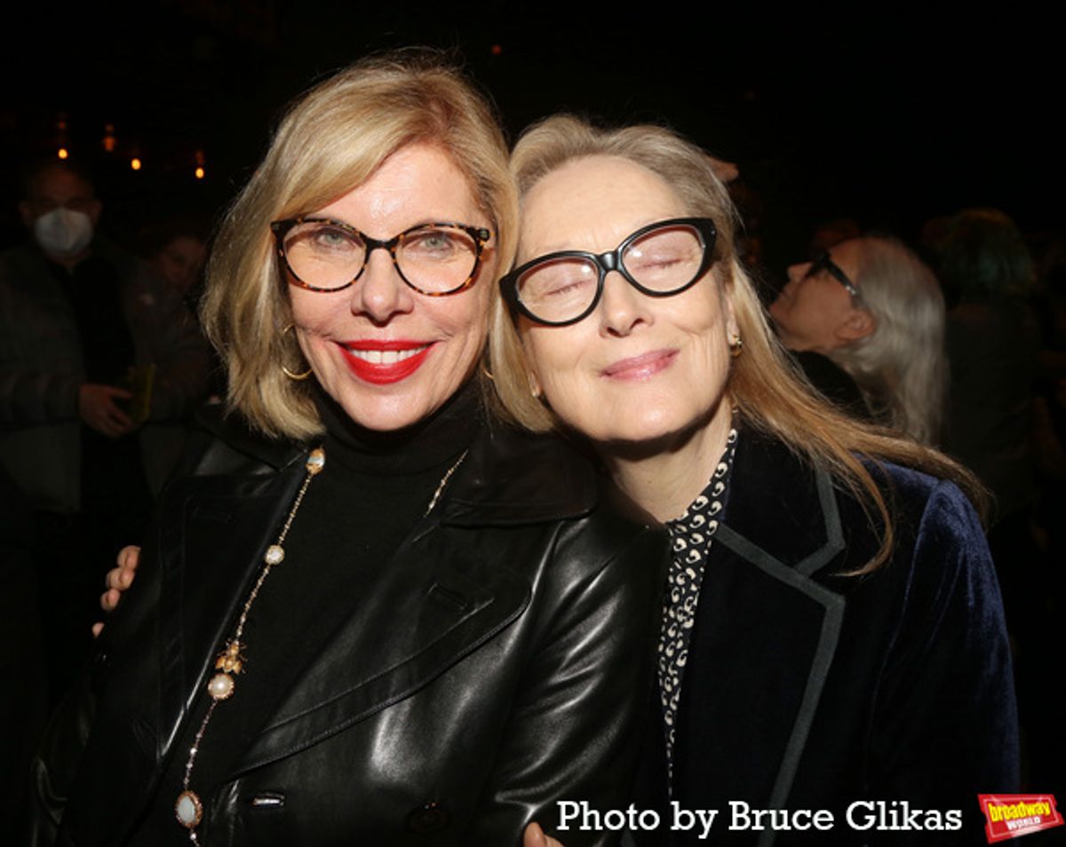 Christine Baranski and Meryl Streep at 