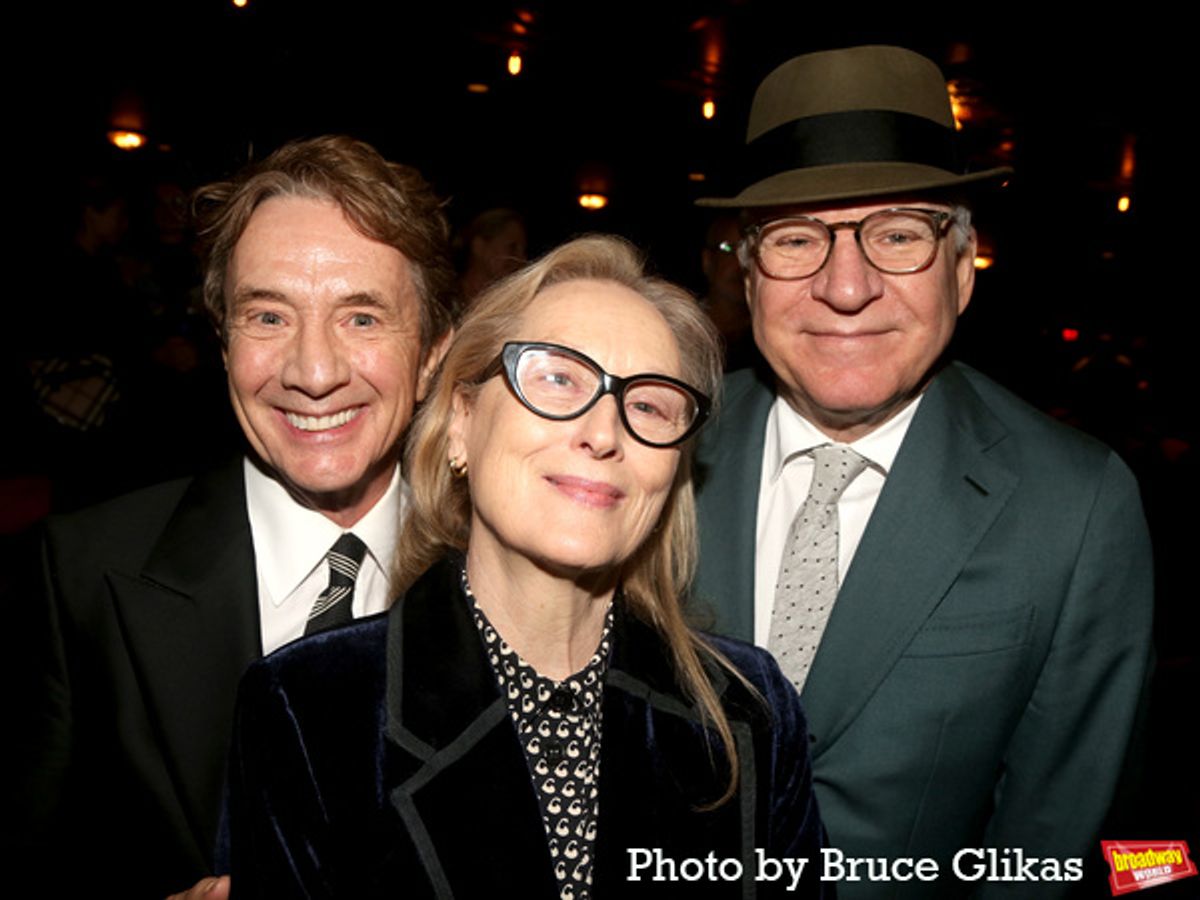 Martin Short, Meryl Streep and Steve Martin at 