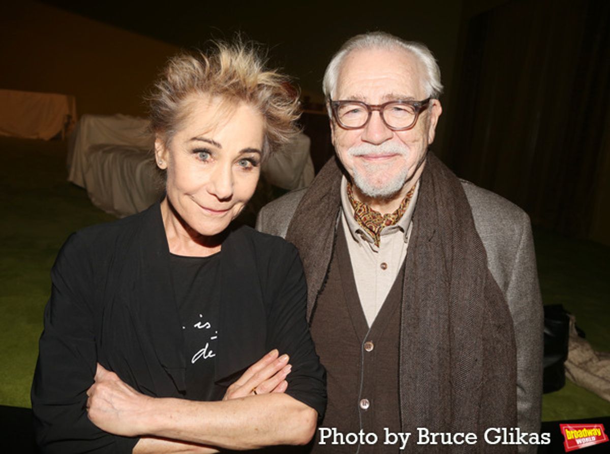 Zoë Wanamaker and Brian Cox at 