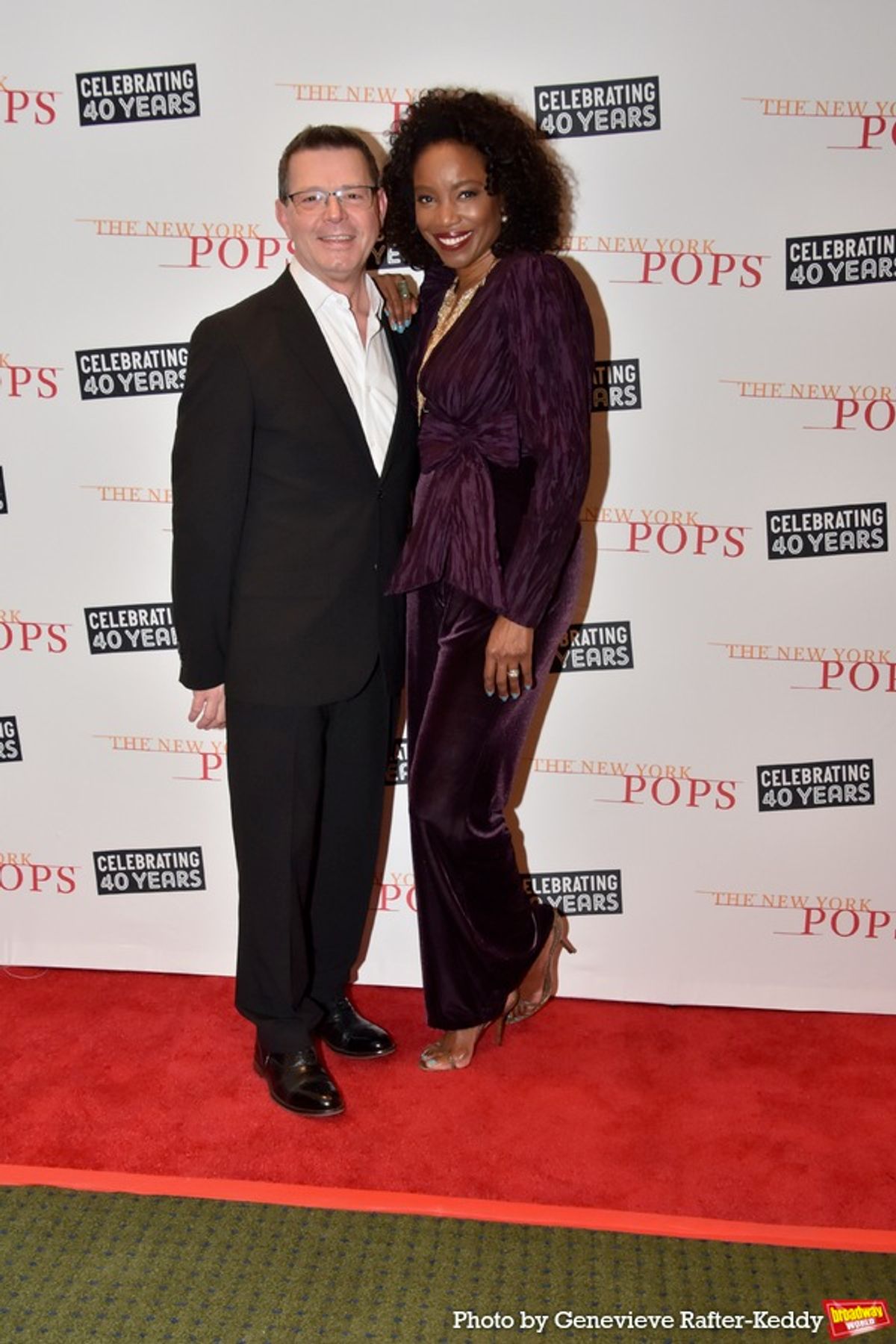 Ron Colvard and Heather Headley at 