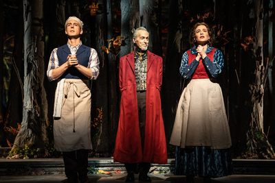 Stephen Schellhardt, Larry Yando, and Sarah Bockel Photo