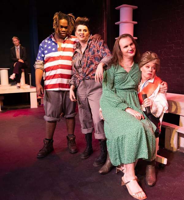 Lisa Clifton, Isaiah Alexander, Shayne Eastin, Niall Sulcer and Kirsten Vangsness Photo