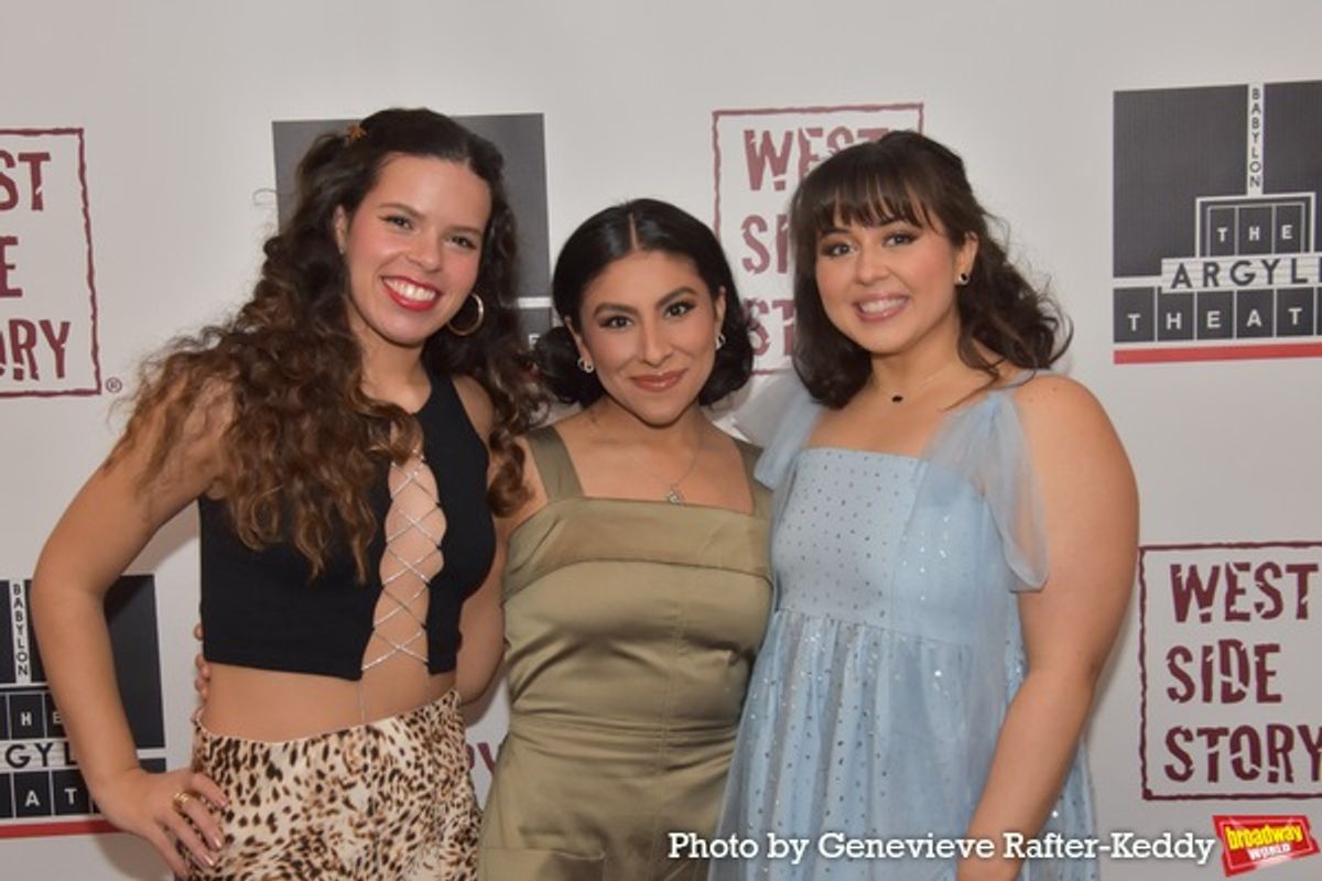 Isabel Rodriguez, Jasmine Maldonado and Sarah-Ofelia Cosgrove at 
