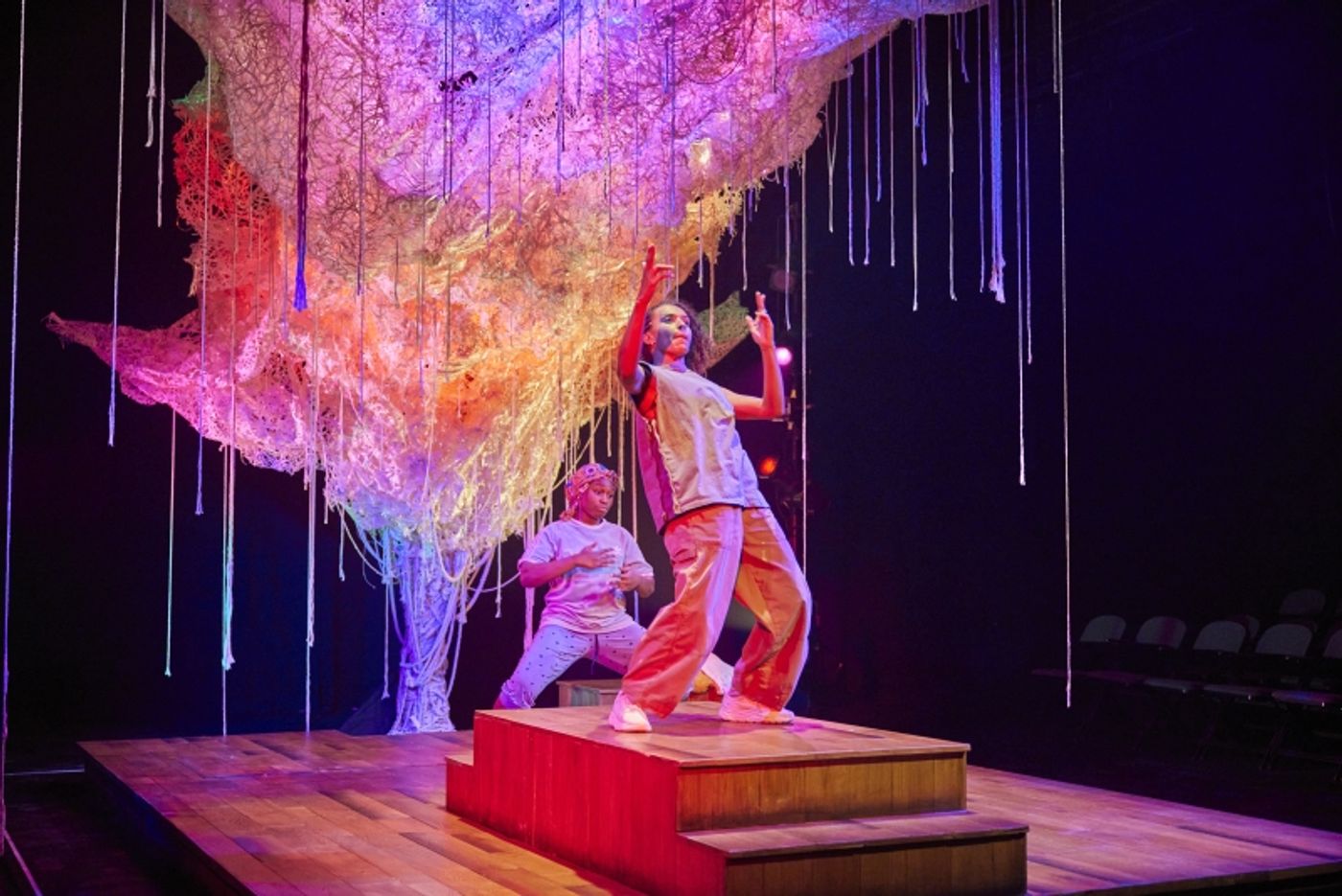 Tia Bannon (Kara) and Leanne Henlon (Cleo) in seven methods of killing kylie jenner. Photo by DJ Corey. 