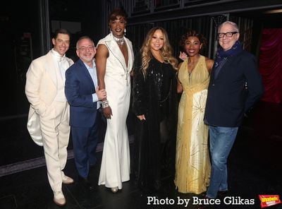 Christian Borle, Composer/ Co-Lyricist Marc Shaiman, J. Harrison Ghee, Producer Maria Photo