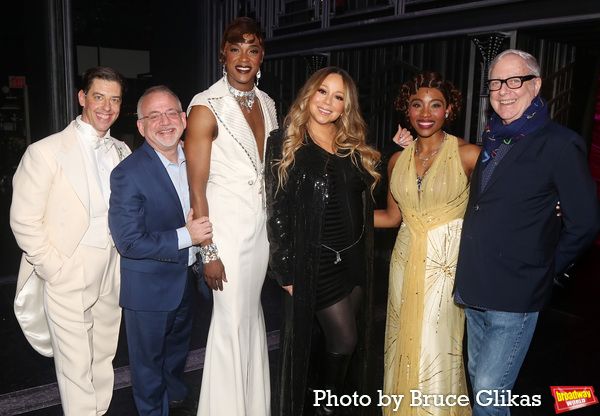 Christian Borle, Composer/ Co-Lyricist Marc Shaiman, J. Harrison Ghee, Producer Maria Photo