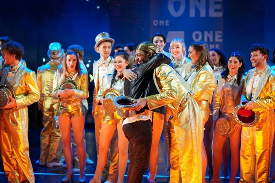 Photos: Original British Cast Surprises Students at Their Performance of A CHORUS LINE  Image