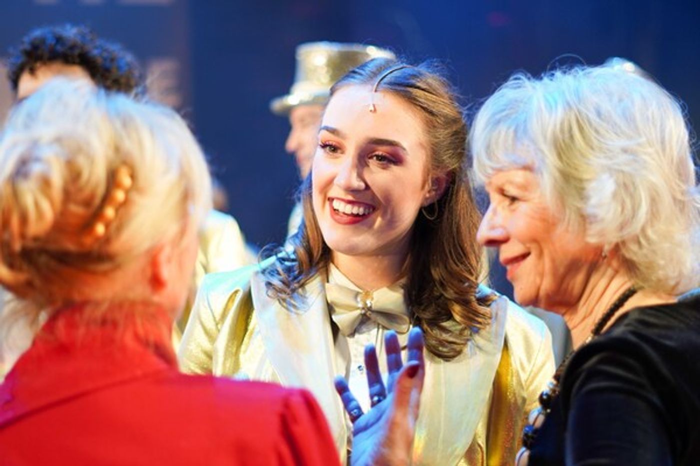 Photos: Original British Cast Surprises Students at Their Performance of A CHORUS LINE Photos: Original British Cast Surprises Students at Their Performance of A CHORUS LINE Image