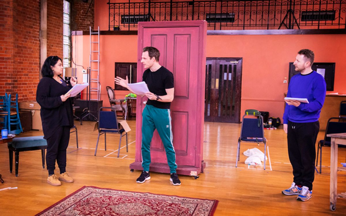 Amy Revelle, Dave Hearn, Michael Dylan at 