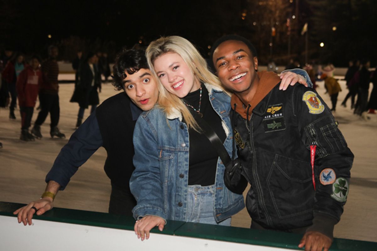 Michael Iskander, guest, Fernell Hogan at 