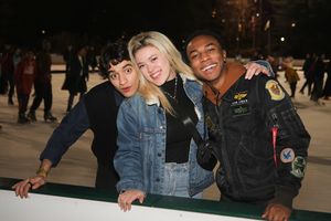 Michael Iskander, guest, Fernell Hogan Photo