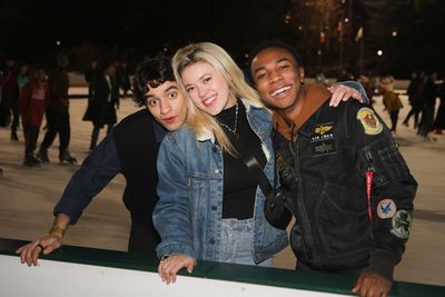 Michael Iskander, guest, Fernell Hogan Photo