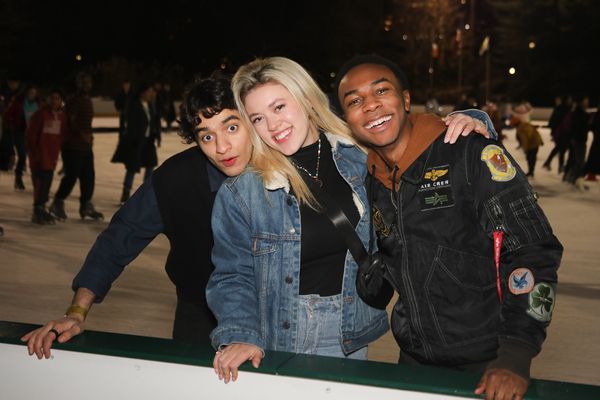 Michael Iskander, guest, Fernell Hogan Photo