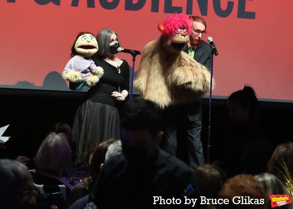 Kate Monster, Stephanie D''Abruzzo, Rick Lyon and Trekkie Monster Photo