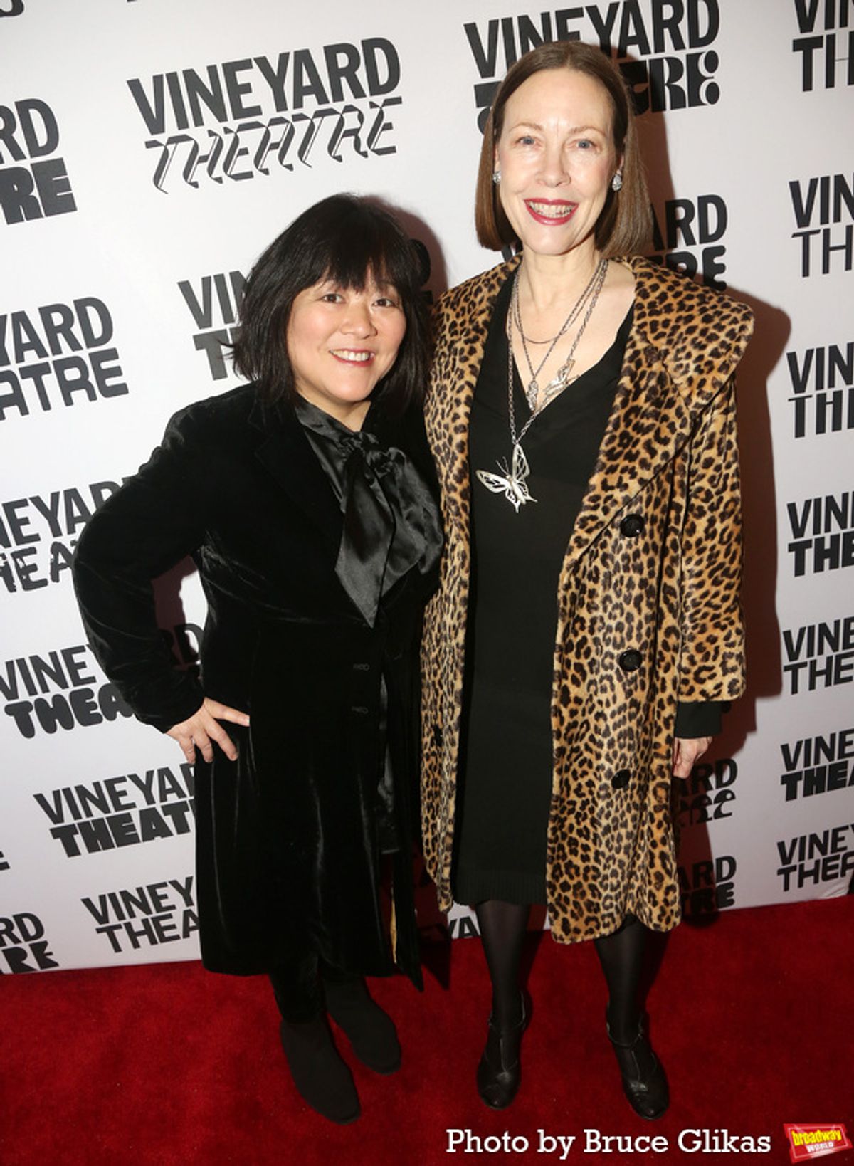 Ann Harada and Veanne Cox  at 