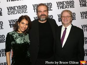 Vineyard Theatre Artistic Director Sarah Stern, David Harbour and Vineyard Theatre Artistic Director Douglas Aibel @ BroadwayWorld Vineyard Theatre Artistic Director Sarah Stern, David Harbour and Vineyard Theatre Ar Photo