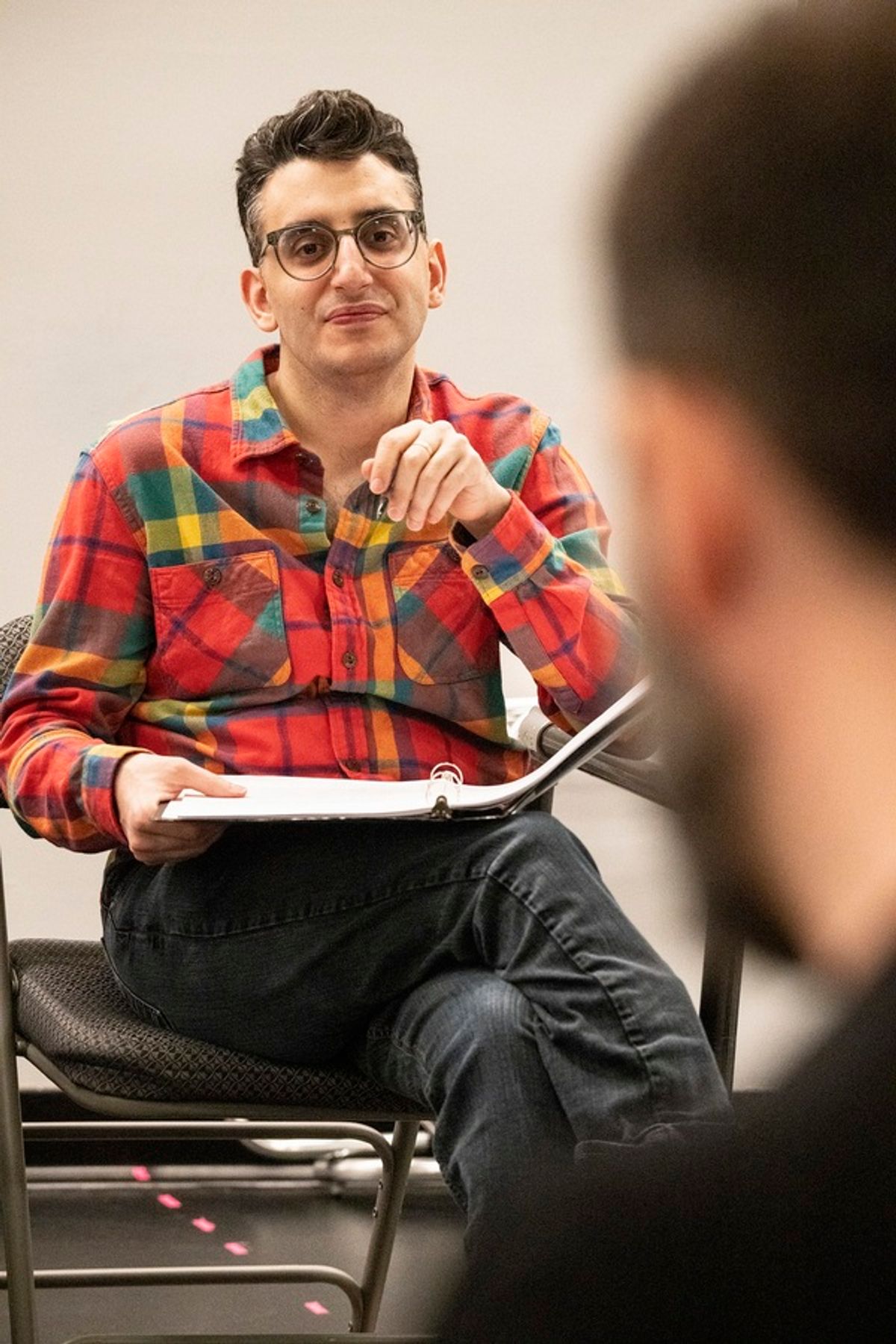 Ryan J. Haddad at Photos: First Look at The Public Theater and Bushwick Starr's DARK DISABLED STORIES in Rehearsal