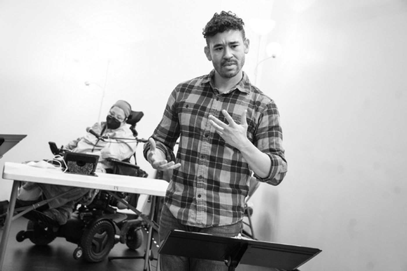 Photos: First Look at The Public Theater and Bushwick Starr's DARK DISABLED STORIES in Rehearsal  Image