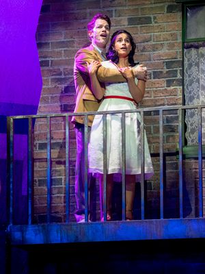 Wes Williams as Tony and Sabina Collazo as Maria Photo