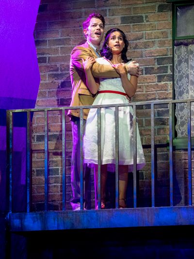 Wes Williams as Tony and Sabina Collazo as Maria Photo