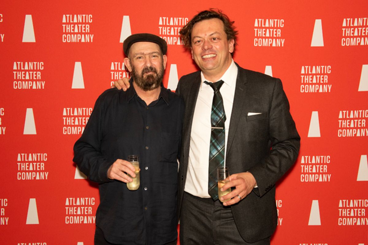 (l-r) Mark Eitzel (Music & Lyrics) and Simon Stephens (Book)
 at 