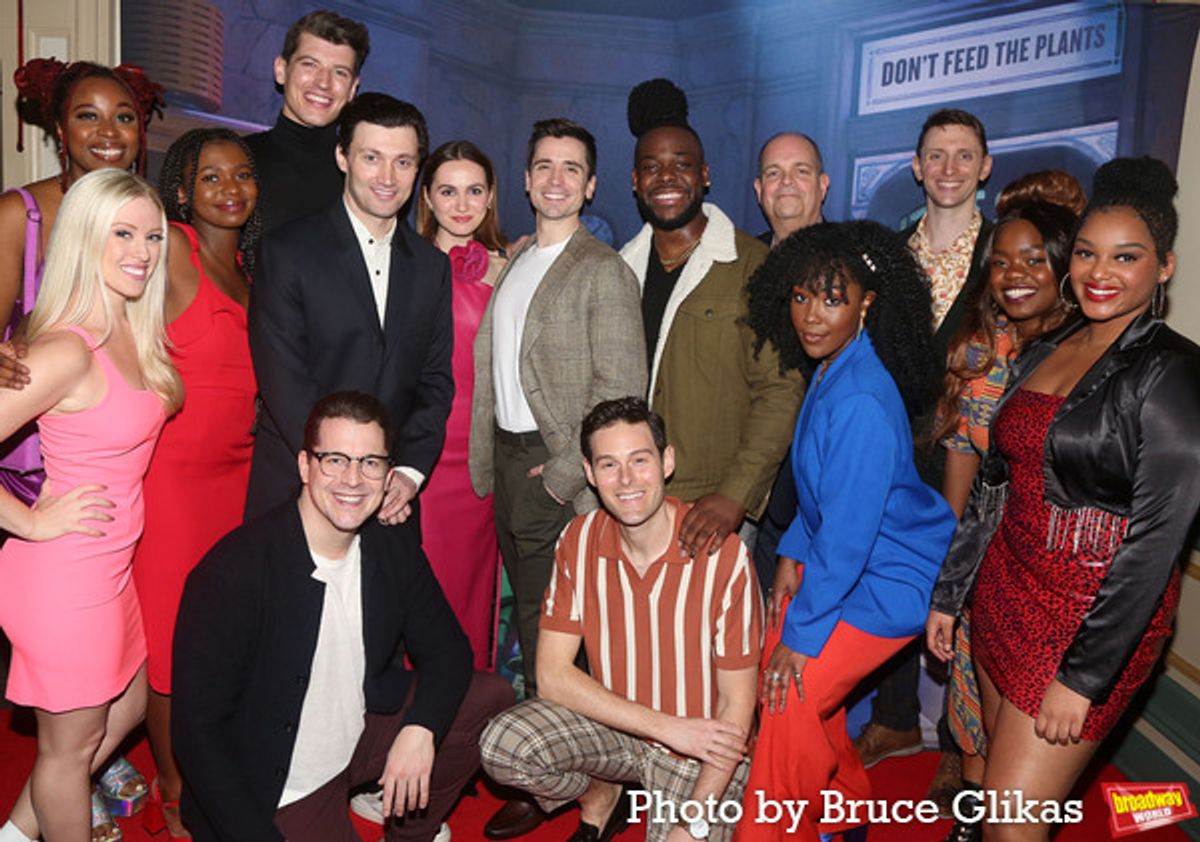 (Back Row L-R) Tiffany Renee Thompson and Weston Long 

(Middle Row L-R) Chelsea Turbin, Khadija Sankoh, Bryce Pinkham, Maude Apatow, Matt Doyle, Aaron Arnell Harrington, Brad Oscar, Teddy Yudain

 (Front Row L-R) Jeff Sears, Evan Alexander Smith, Camryn Hampton, Zakiya Baptiste and D’kaylah Unique Whitley at 