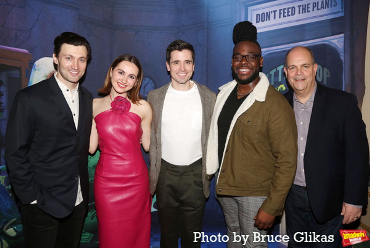 Bryce Pinkham, Maude Apatow, Matt Doyle, Aaron Arnell Harrington and Brad Oscar at 