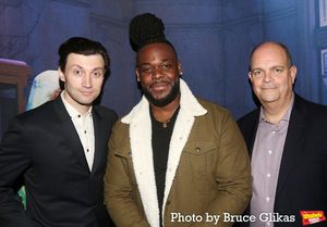 Bryce Pinkham, Aaron Arnell Harrington and Brad Oscar @ BroadwayWorld Bryce Pinkham, Aaron Arnell Harrington and Brad Oscar Photo