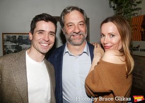 Matt Doyle, Judd Apatow and Leslie Mann @ BroadwayWorld Matt Doyle, Judd Apatow and Leslie Mann Photo