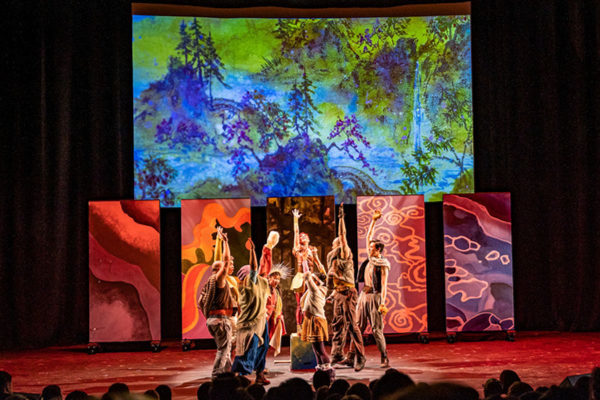 Fight For What You Want This World To Be: Gage Thomas, Charles Pang, Bella Villanueva, Ellis Gage,  Kimbirdlee Fadner, Sarah Chiu, Brian Jose, Annie Yamamoto    Set design: Madeline Goddard  Projectio at 