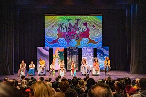 Talk Back at Queens Theatre    Gage Thomas, Charles Pang, Bella Villanueva, Ellis Gag Photo