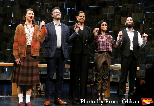Lucy Freyer, Eddie Kaye Thomas, Katie Holmes, Dave Klasko and Sarah Cooper Photo