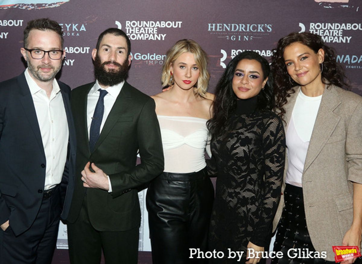 Eddie Kaye Thomas, Dave Klasko, Lucy Freyer, Sarah Cooper and Katie Holmes at 