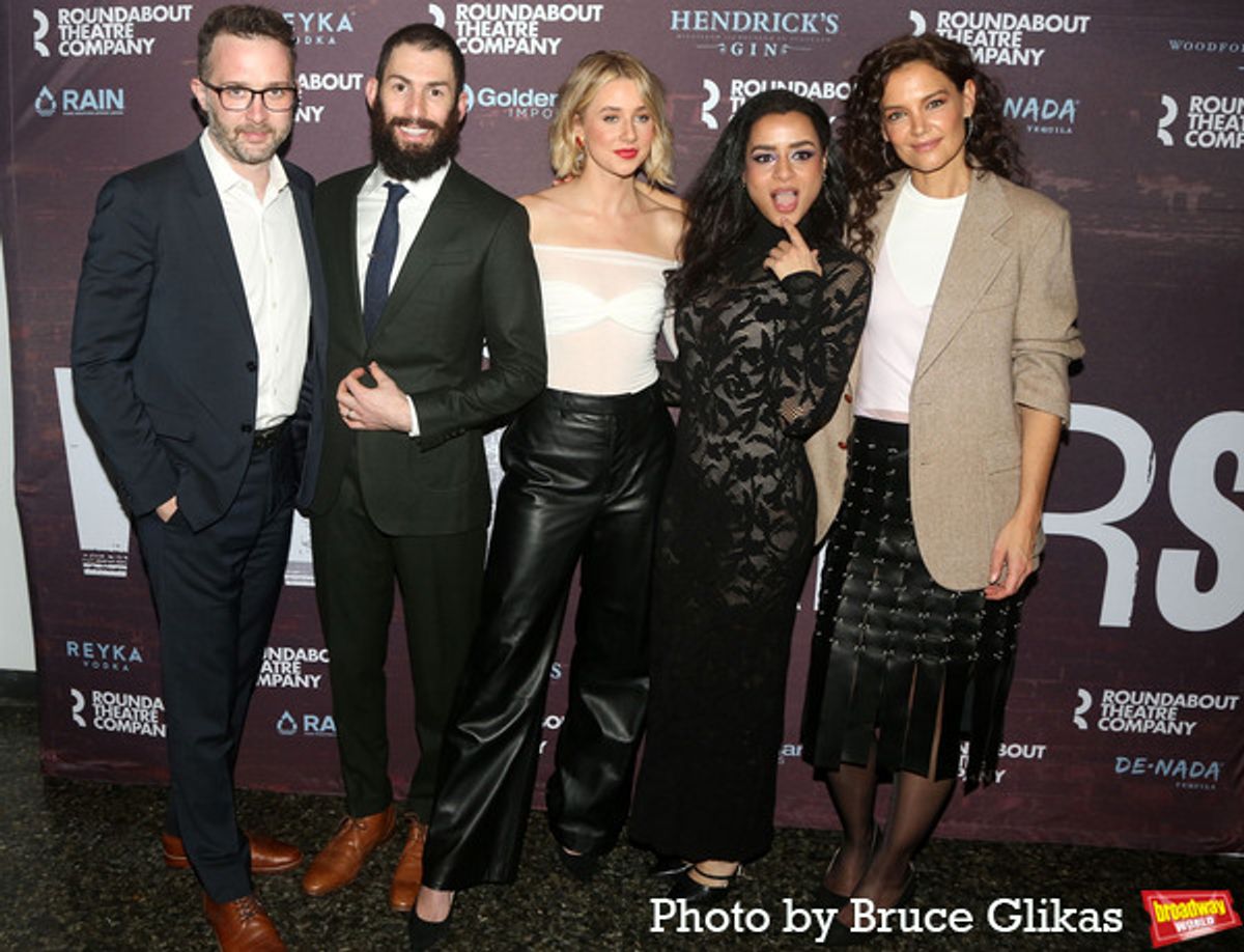 Eddie Kaye Thomas, Dave Klasko, Lucy Freyer, Sarah Cooper and Katie Holmes at 