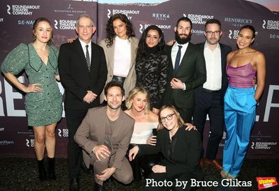 Rachel Zeiger-Haag, Director Barry Edelstein, Jed Resnick, Katie Holmes, Lucy Freyer, Photo