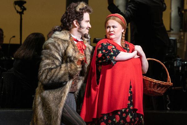 Gavin Creel and Katy Geraghty Photo
