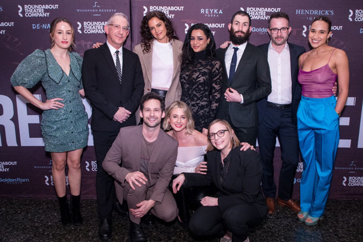 Rachel Zeiger-Haag, Barry Edelstein, Katie Holmes, Sarah Cooper, Dave Klasko, Eddie  Kaye Thomas, Gabrielle McClinton, Jed Resnick, Lucy Freyer, Anna Ziegler  at 