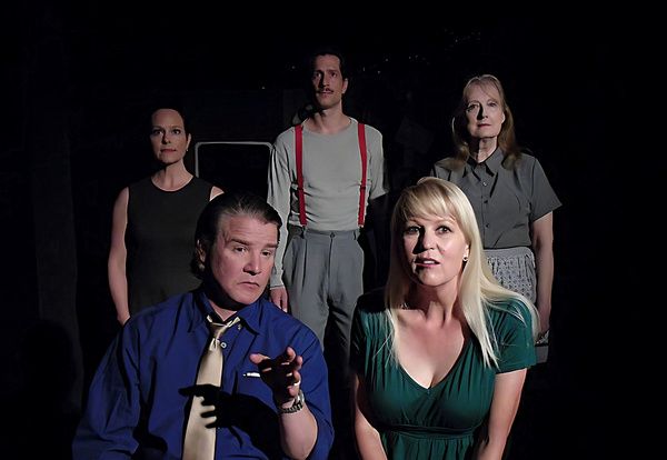 Back row: Sage Porter, Mikel Farber, Kathy Bell Denton, Lane Wray, and Meg Wallace Photo