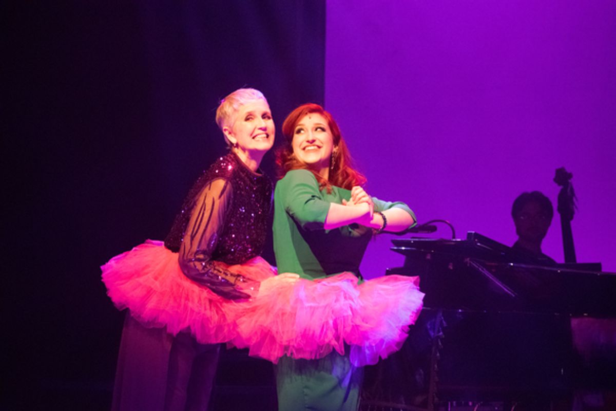 Linda May, Emily Gates at 