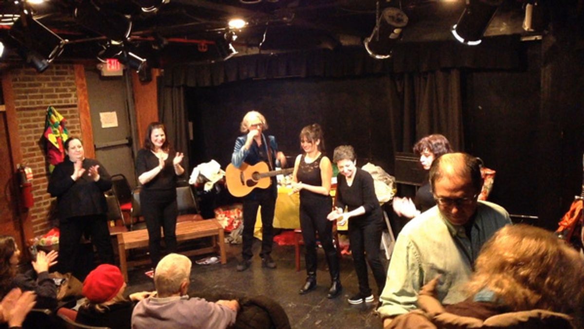 Evie Aronson, Nannette Deasy, John Munnelly, Natalie Hunter, Sam Katz, Vikki Martin, Robert Baumgardner at 