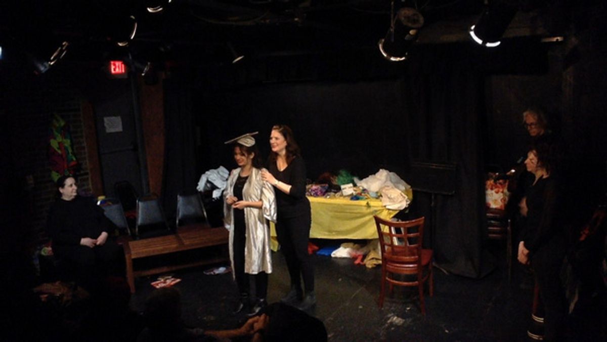 Evie Aronson, Natalie Hunter, Nannette Deasy, John Munnelly, Sam Katz at 