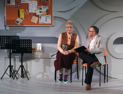 Sara Crowe, James Bradshaw Photo