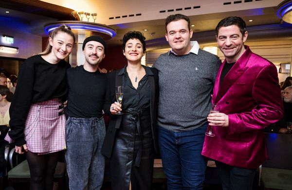 Hannah Lowther, Rob Madge, Victoria Hamilton-Barrett, Joel Montague and Philip Joel Photo