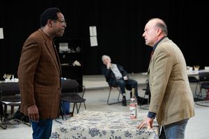 James Vincent Meredith and Yasen Peyankov with (back) Austin Pendleton  Photo