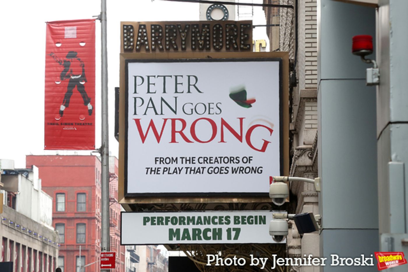 Up on the Marquee: PETER PAN GOES WRONG  Image