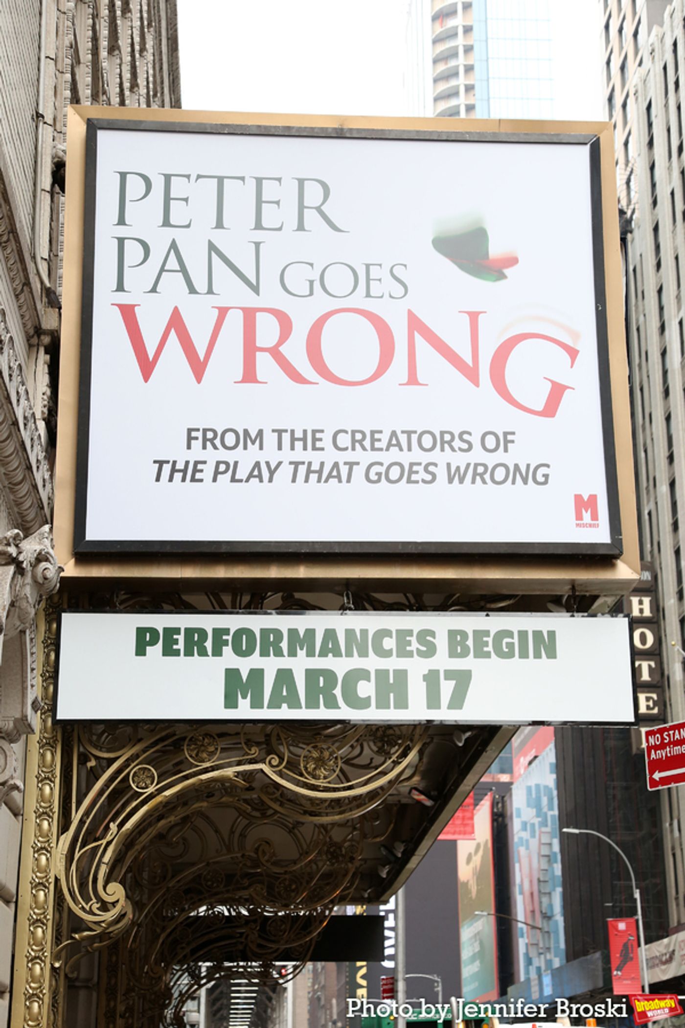 Up on the Marquee: PETER PAN GOES WRONG  Image