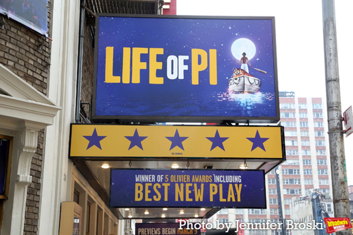 Up on the Marquee: LIFE OF PI  Image