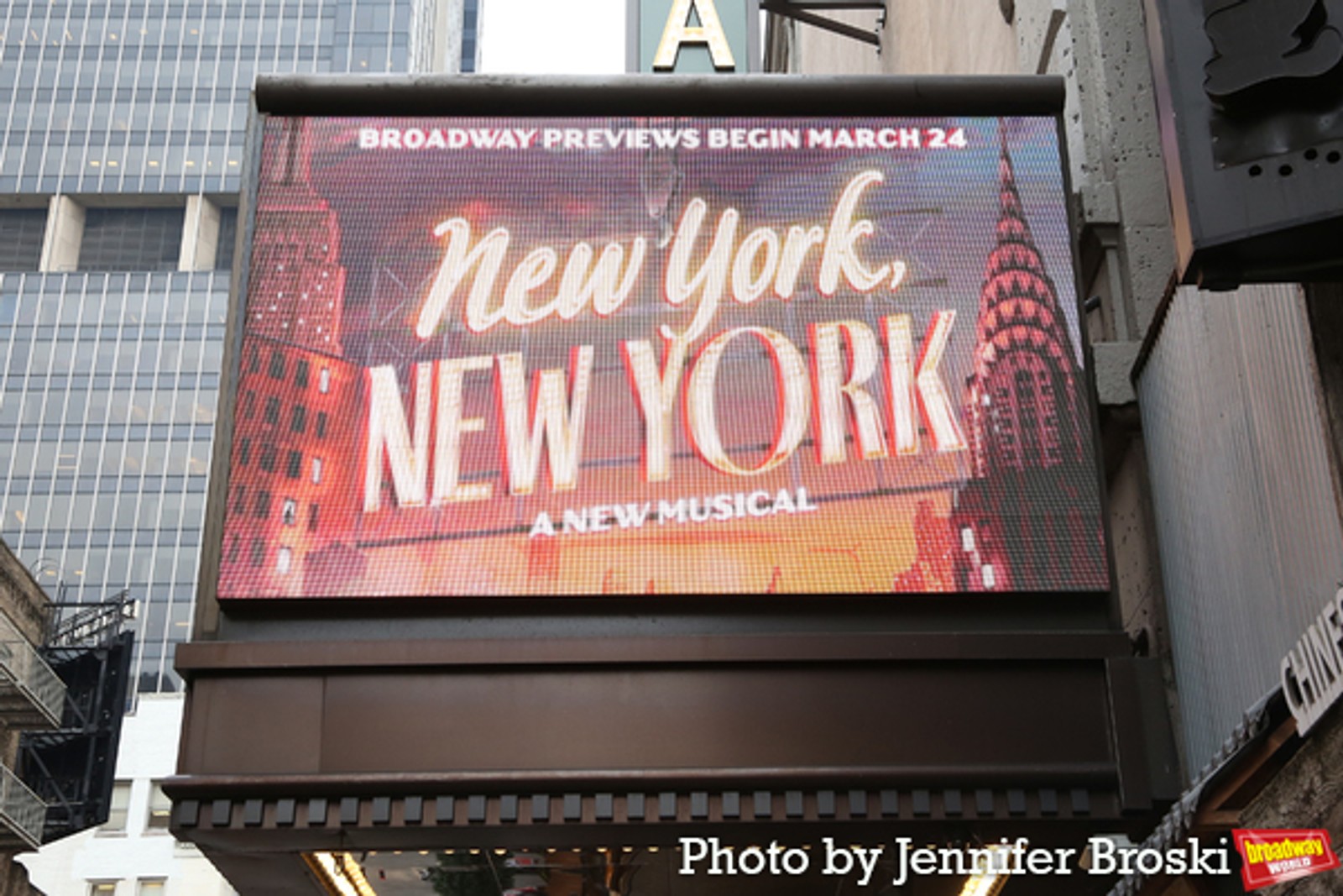 Up on the Marquee: NEW YORK, NEW YORK Image