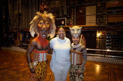 Brandon A. McCall, Queen Latifah, Pearl Khwezi Photo