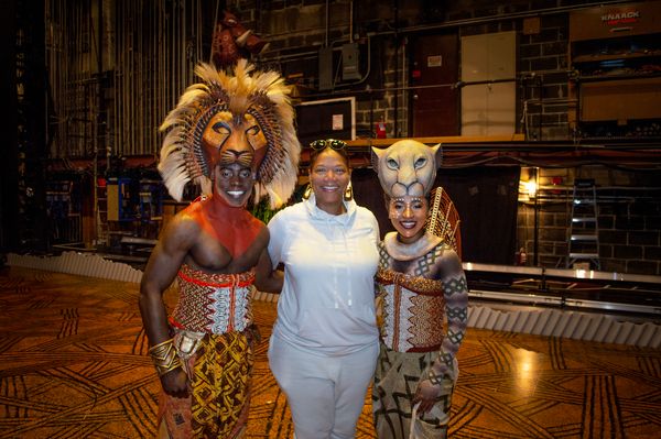 Brandon A. McCall, Queen Latifah, Pearl Khwezi Photo